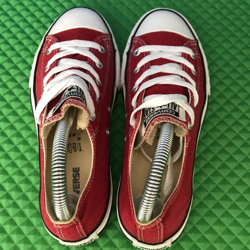CONVERSE Chuck Taylor All Star Unisex Big Kids Low Top Red Sneakers | 3